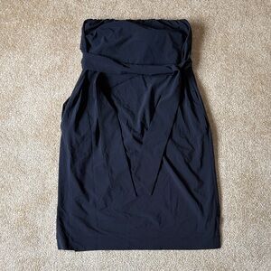 Athleta Black Strapless Dress size 6 mini dress